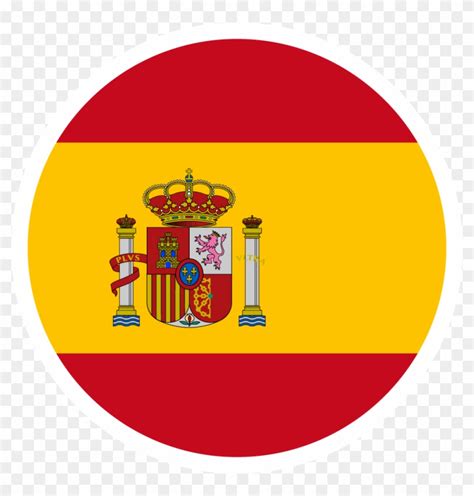 spain flag circle no background